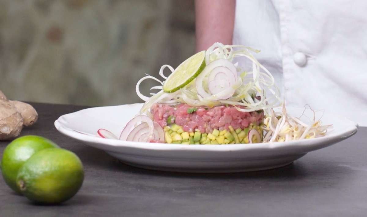 Tartare di manzo e avocado