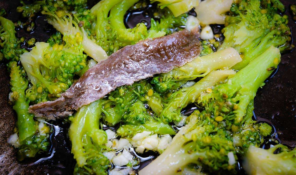 Broccoli e acciughe