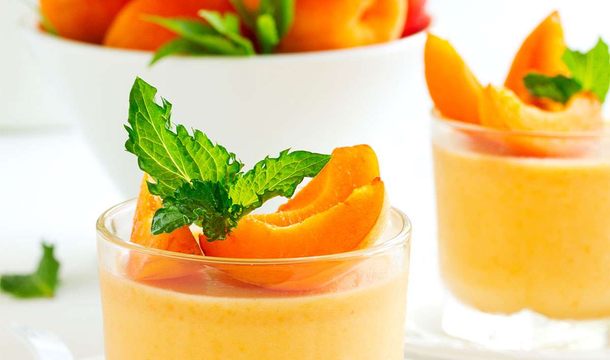 Mousse di albicocche