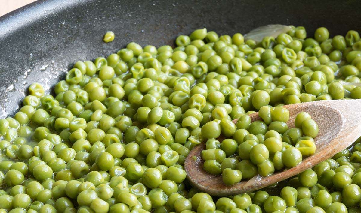 Pisellini in padella