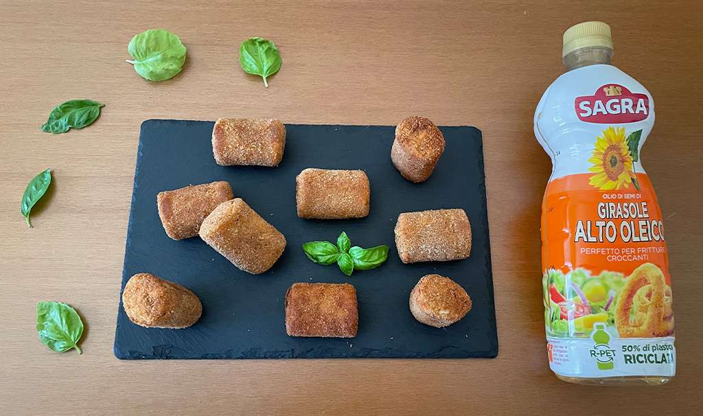 Paccheri fritti ripieni