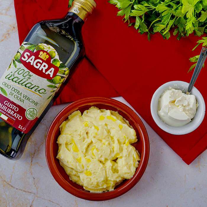 Purea di patate e ricotta