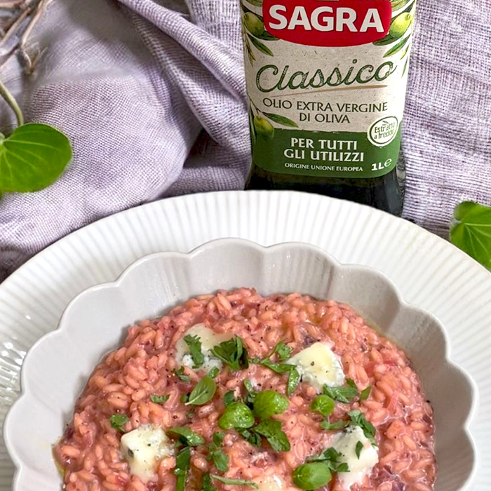 Risotto alla barbabietola
