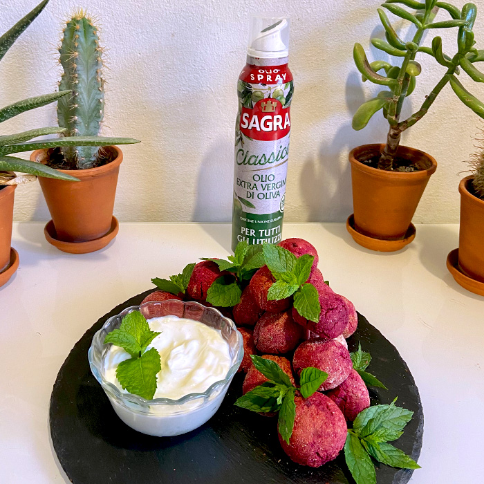 Polpette di barbabietola e ceci