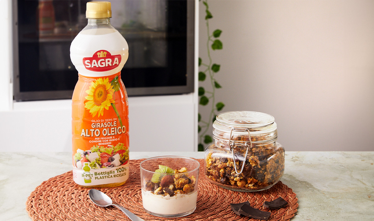 Granola al cioccolato fondente