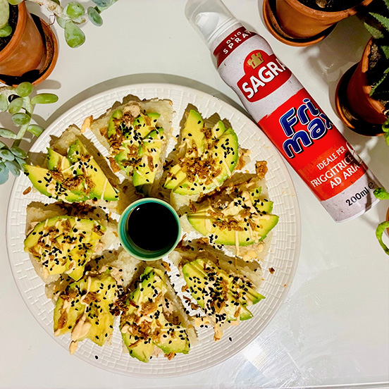 Pizza sushi