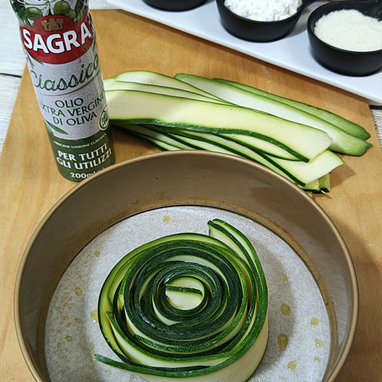 Torta salata invisibile alle zucchine
